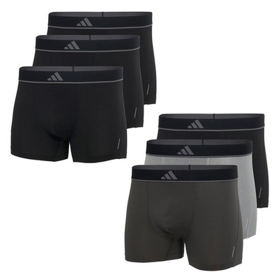 adidas Herren Boxershorts, 3er Pack - Trunks, Active Micro Flex Eco, Logo, ei...