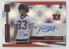 2019 Panini Unparalleled Rookie Signatures Rodney Anderson #283 Auto 0v6m