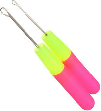 2Pcs Latch Hook Tool, Latch Hook Crochet Needle for Micro Braids, Hair Extension