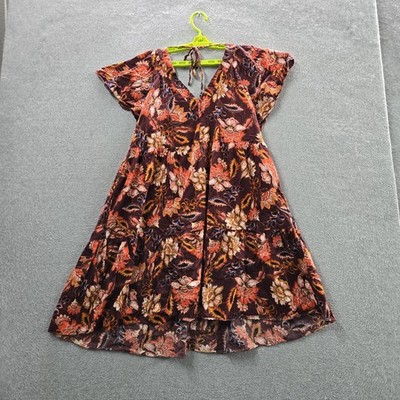 Old Navy Women Dress L Brown Floral Fit & Flare Casual Dress Romantic Button | eBay Old Navy Women Dress L Brown Floral Fit & Flare Casual Dress Romantic Button | eBay