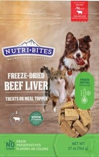 Freeze Dried Beef Liver Dog  Cat Treats  Healthy Pet Training Treats or Foo...