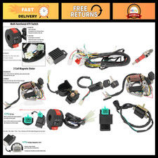 Complete Stator Coil CDI Wiring Harness for 4-Stroke ATV 50cc 70cc 110cc 125cc