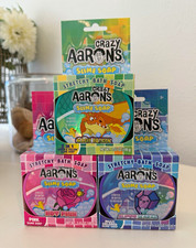 Crazy Aaron's Slime Soap Stretchy Bath Soap 3-Pack Pink Blue Green