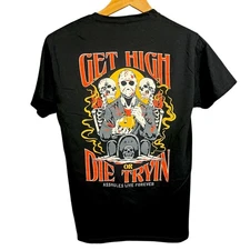 NWOT Assholes*s Live Forever Get High or Die Tryin' T-Shirt - Small