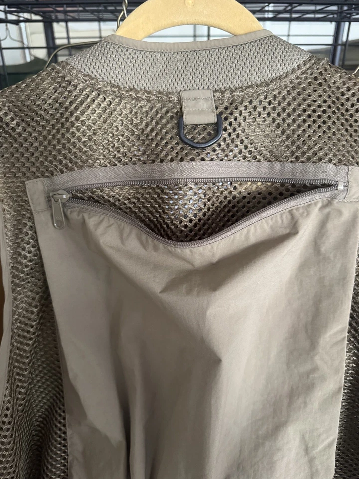 NUEVO Chaleco de Pesca Columbia PFG Cool Creek Multi-Bolsillo Malla Para Hombres XL Foto 4 de 4