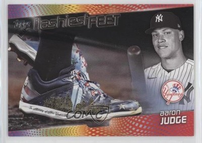 2022 Topps Series 1 Flashiest Feet Black 167/299 Aaron Judge #11 09dw
