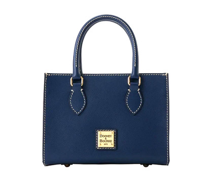  DOONEY & BOURKE Janine 20 Saffiano Leather Crossbody Satchel Cobalt NEW NWT