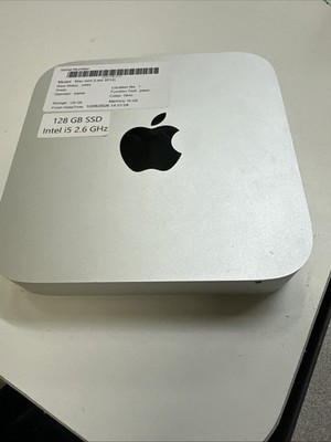 Mac Mini Late 2014, Intel Core i5 2.6 GHz, 16GB RAM 128GB SSD READ DESC