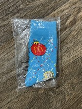2025 McDONALD'S Grinch Socks Christmas Adult Happy Meal BLUE These Socks Stink