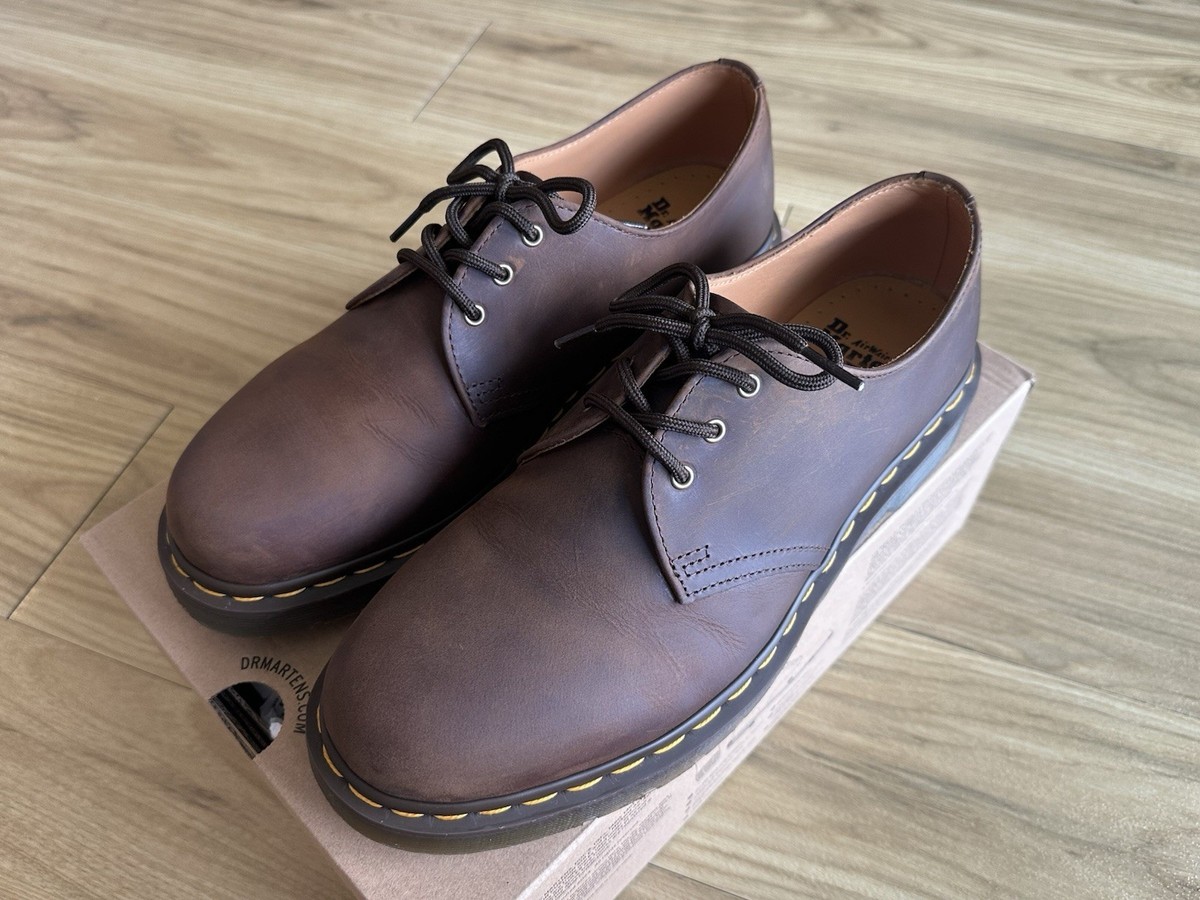 Dr. Martens 1461 ダークブラウン Dr. Martens 1461 Crazy Horse Leather Oxford Shoes 'Dark Brown