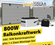 Balkonkraftwerk Komplettset 800W - SONDERPREISE …