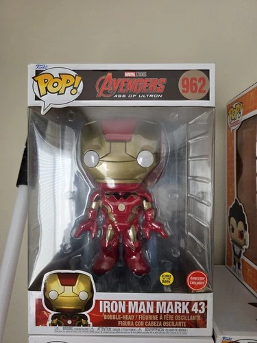 Funko Pop! Vinyl Iron Man Mark 43 Avengers #962 GameStop Exclusive Glow