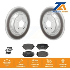 Coat Brake Rotors Semi-Metallic Pad Rear Kit For Mercedes-Benz GLB250 GLA250 EQB