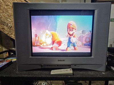 Sony 20'' KV-20FS120 Trinitron Component CRT TV - With Remote Tested & Working!