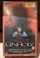 THE UNHOLY (1988) - VHS Tape Big Box Ex Rental - Vestron - Post Cert - Horror