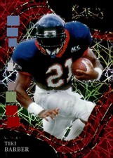 2022 Panini Select Draft Picks #190 Tiki Barber Red Lazer Prizm