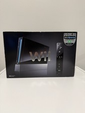 Nintendo Wii Black Boxed Console  Wii Sports. No Wii Sport Resort