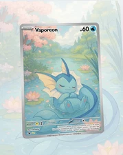 Custom TCG Fan Art Card Vaporeon