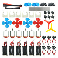6 Set DC Motors Kit, Mini Electric Hobby Motor 3V -12V 25000 RPM Strong Magnetic