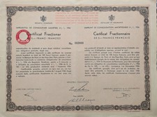 Bond  Emprunt consolidation 5 Francs amortissable 4,5% 1934 