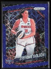 2025 Panini Prizm WNBA #112 Stefanie Dolson Blue Velocity Prizms