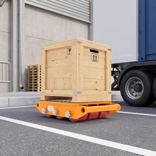 33000lbs 15 Ton Machine Dolly Skate Machinery Roller Cargo Trolley Heavy Duty