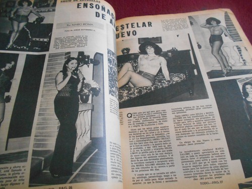 TODO magazine ALEJANDRA alex DEL MORAL sexy VEDETTES MARIA SALOME AMIRA CRUZAT - Picture 3 of 9