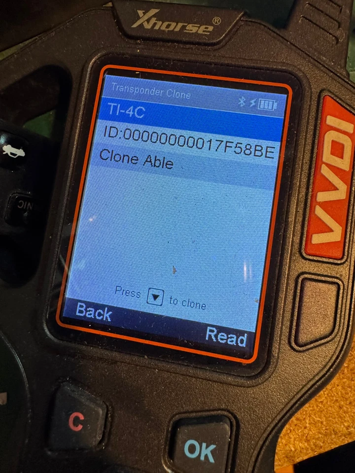 OEM Lexus keyless Entry remote key FOB 4C LONG BLADE ES300 GS300 SC300 400 LX47 - Image 2 of 4