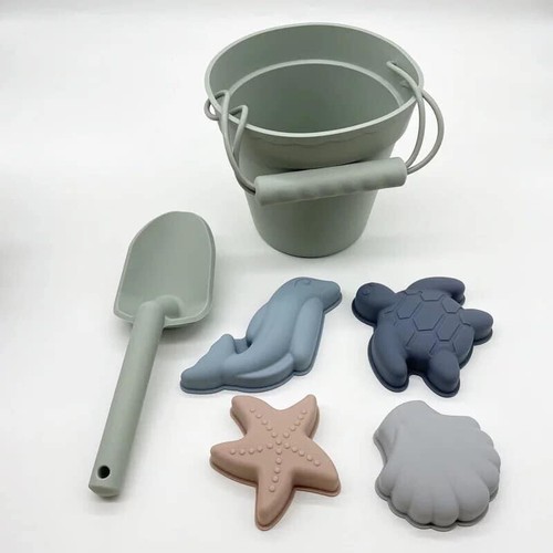 Beach Bucket Toys Sand Toy Kids Sets Summer Sandpit Toddler Pail Water Playset - Picture 2 of 5