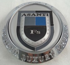 Asanti Wheels Chrome Custom Wheel Center Cap C-100 Asanti-fs-cap 1 Cap