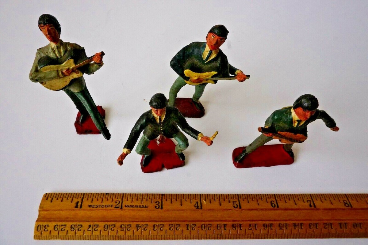 ビートルズ人形６０cm４体セット１９８７年アンティークビンテージ Vintage Beatles Figures Set 1960s Plastic Hong Kong as-is | eBay