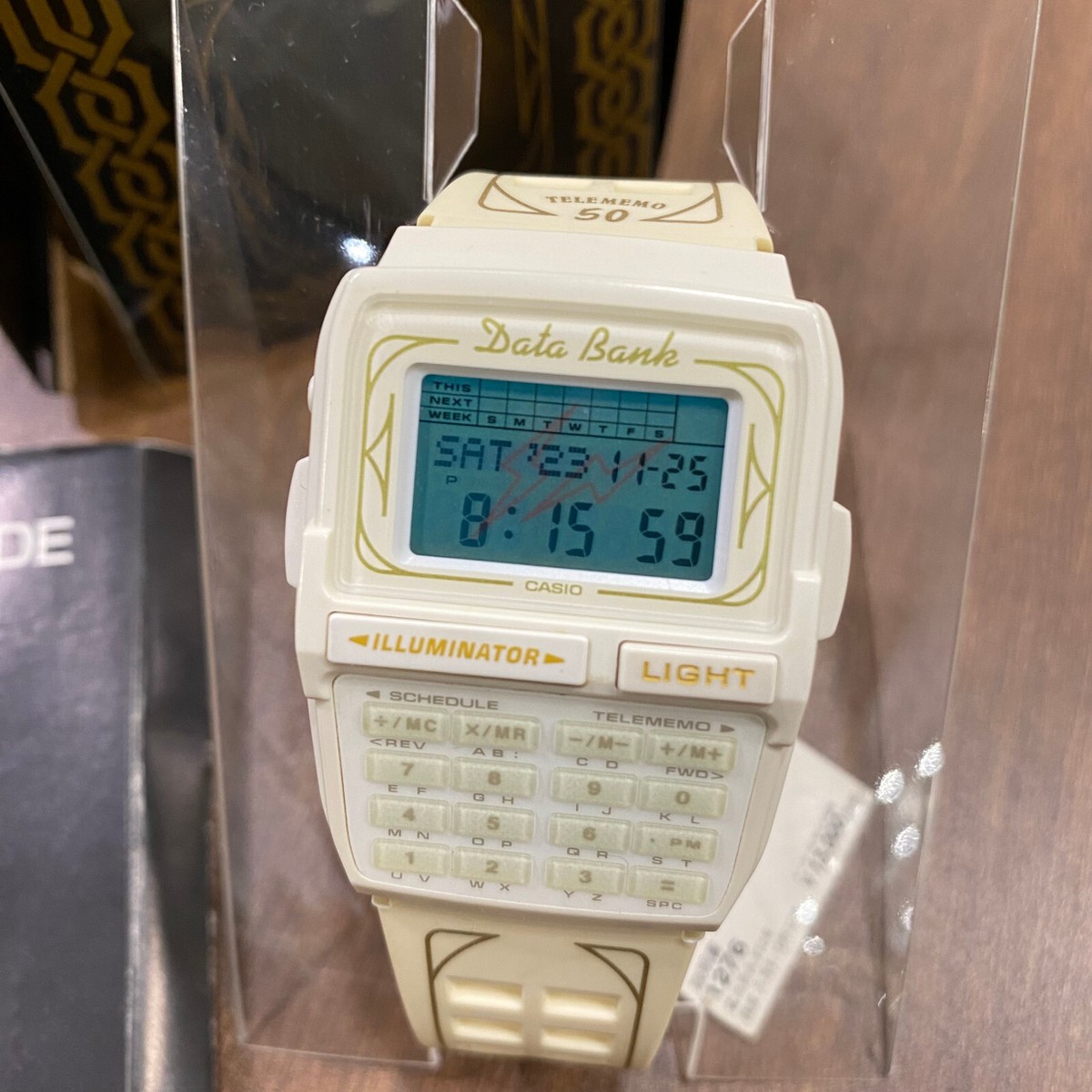 Vintage Casio DBC-63PS-7AT Databank Rare Calculator Watch Vintage Casio DBC-63PS-7AT Databank Rare Calculator Watch