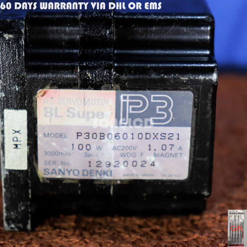 SANYO DENKI SERVO MOTOR P30B06010DXS21 AC200V 100W | eBay SANYO DENKI SERVO MOTOR P30B06010DXS21 AC200V 100W | eBay