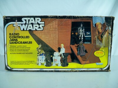 K24i56548 JAWA SANDCRAWLER W BOX REMOTE WORKS INCOMPLETE STAR WARS