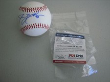Jimmy Nelson Autographed Signed OML Baseball - PSA ROOKIE AUTOGRAPH