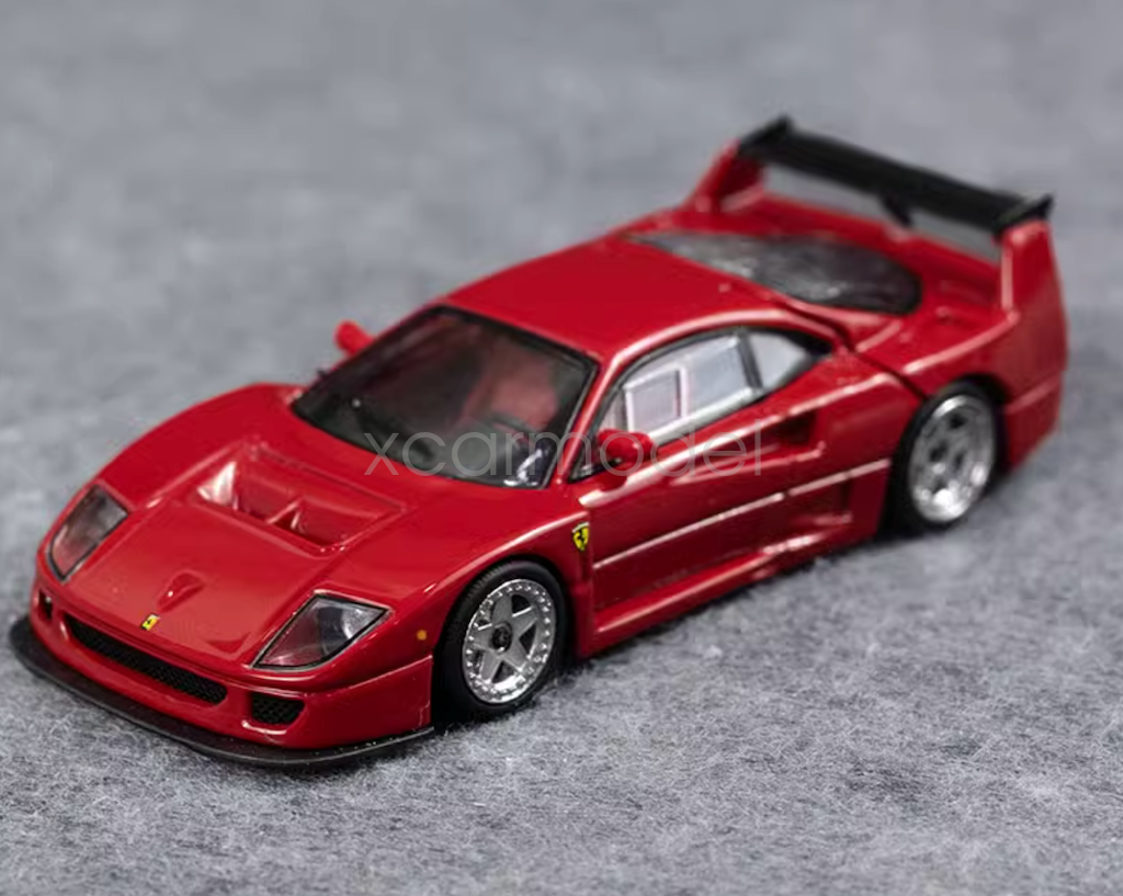 1:64 Scale Red F40 LM Racing Diecast Metal Sports Model Toy Collection