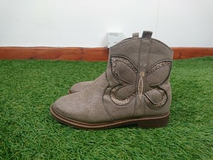 silver boots size 12