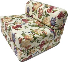 Sleeper Chair Folding Foam Beds, Portable Foldable Bed 6x32x70 Big Rose
