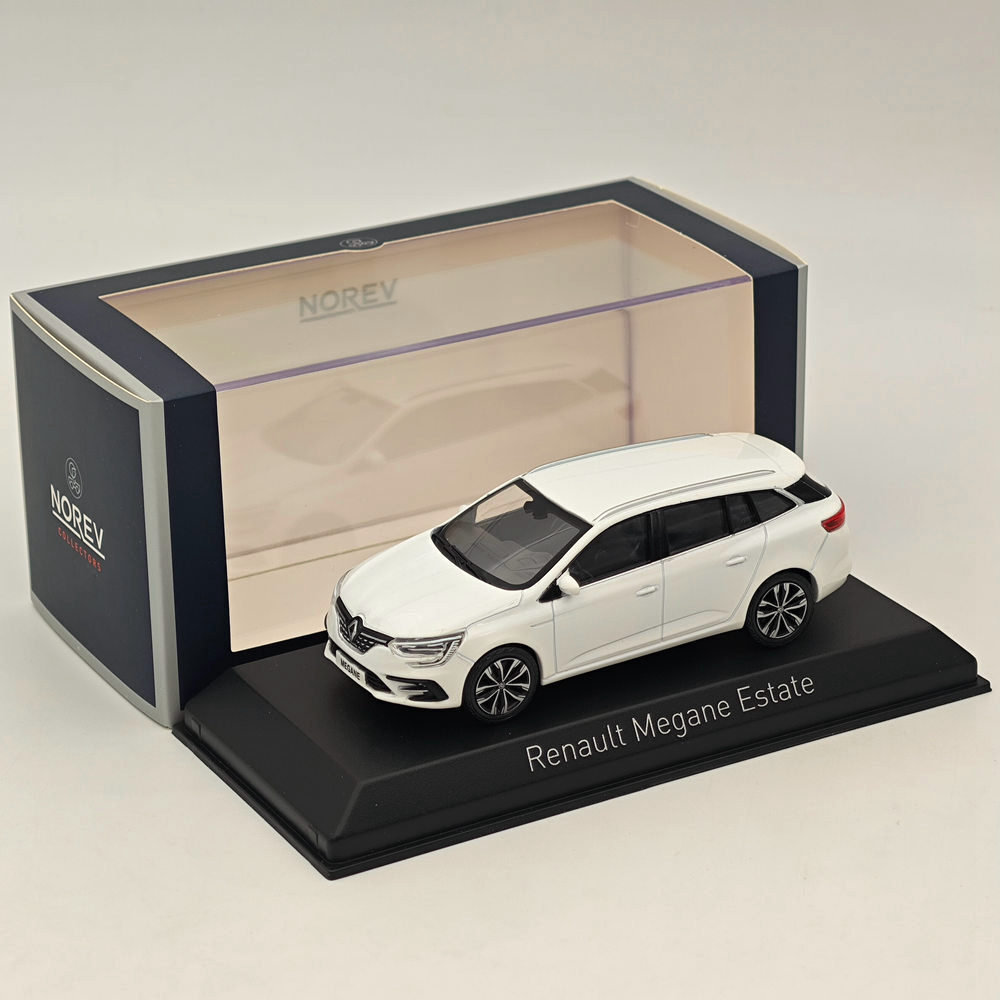 1/43 Norev Renault Megane Estate 2020 White Diecast Model Car Limited  Collection