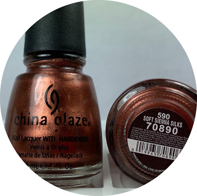 China Glaze Nail Polish - Soft Sienna Silks 590 - We Adorn You 2006 Collection