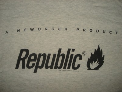 Vintage Early 90s NEW ORDER REPUBLIC T 
