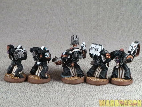 25mm Warhammer 40K WDS painted Space Marines Sternguard Veteran Squad f79 - Picture 2 of 10