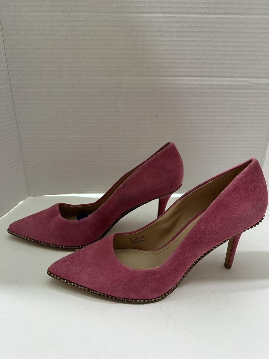 Coach Women's Pink Colored Waverly Pointed Toe Pump Size