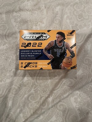 2022 Panini Prizm Draft Picks Basketball Blaster Box NEW Purple Wave Prizm