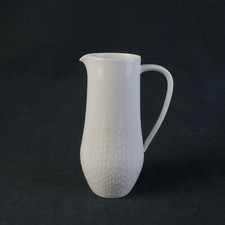 Strukturierte Hutschenreuter Porzellan Karaffe, Kanne Design nach Hans Achtziger