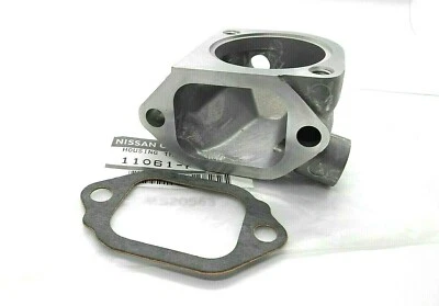 Datsun 510 Pick-Up 610 620 L16 L18 240Z Genuine Thermostat Housing & Gasket OEM - Image 1 of 4