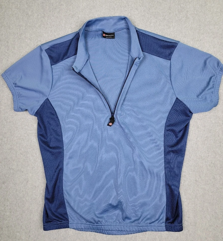 Женская велосипедная майка Schwinn с задними карманами на молнии 1/2 эластичная с коротким рукавом маленькая - Изображение 3 из 4