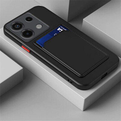 HandyHülle mit Kartenfach für Xiaomi 14T Poco X6 Pro Redmi Note 13 12 Pro Case