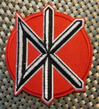 Dead Kennedys DK (band) Embroidered Patch Iron-On Sew-On US shipping punk