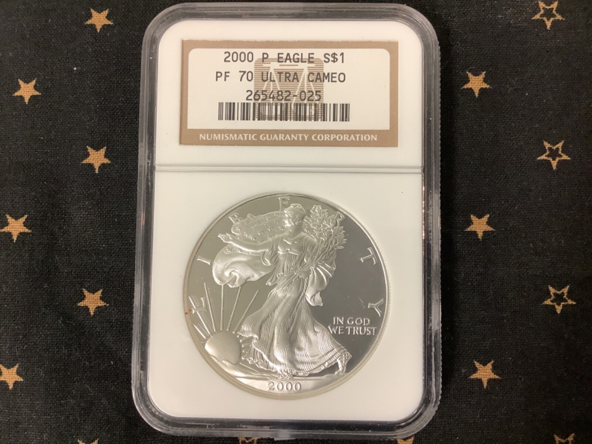 2000-P American Silver Eagle NGC PF-70 Ultra Cameo A73.910 | eBay